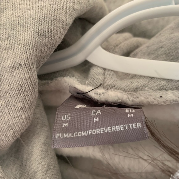 Puma Grey Hoodie - Picture 5 of 7